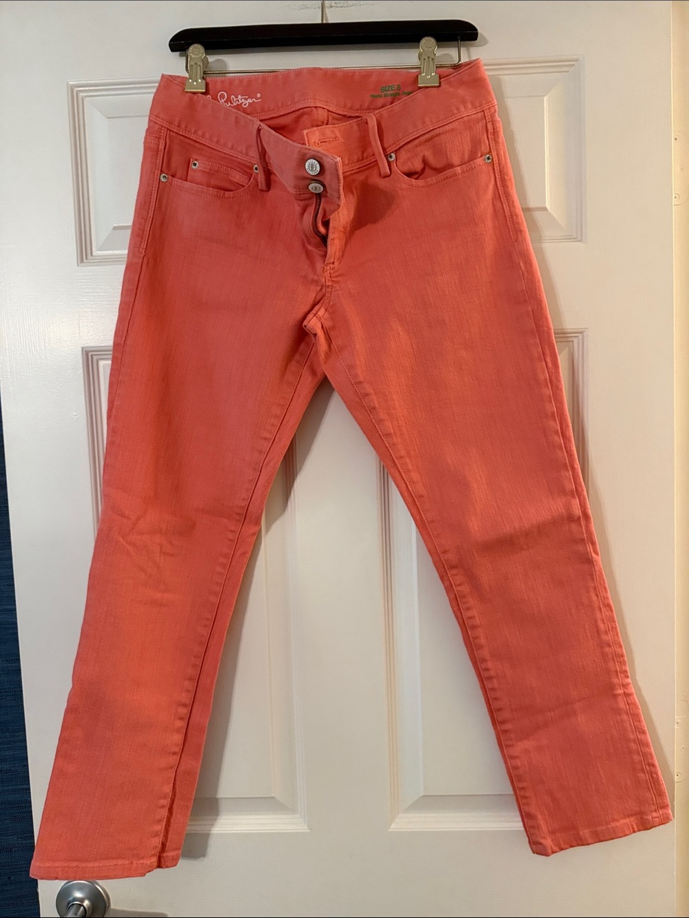 Lilly Pulitzer Worth straight jeans 8